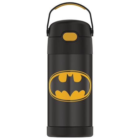 Thermos 12-Ounce FUNtainer Vacuum-Insulated Licensed Stainless Steel Bottle (Batman) F4100BM6